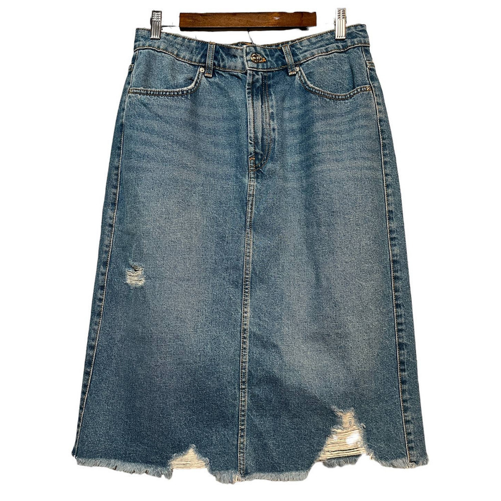 Women’s ZARA Denim Skirt - Picture 1 of 9